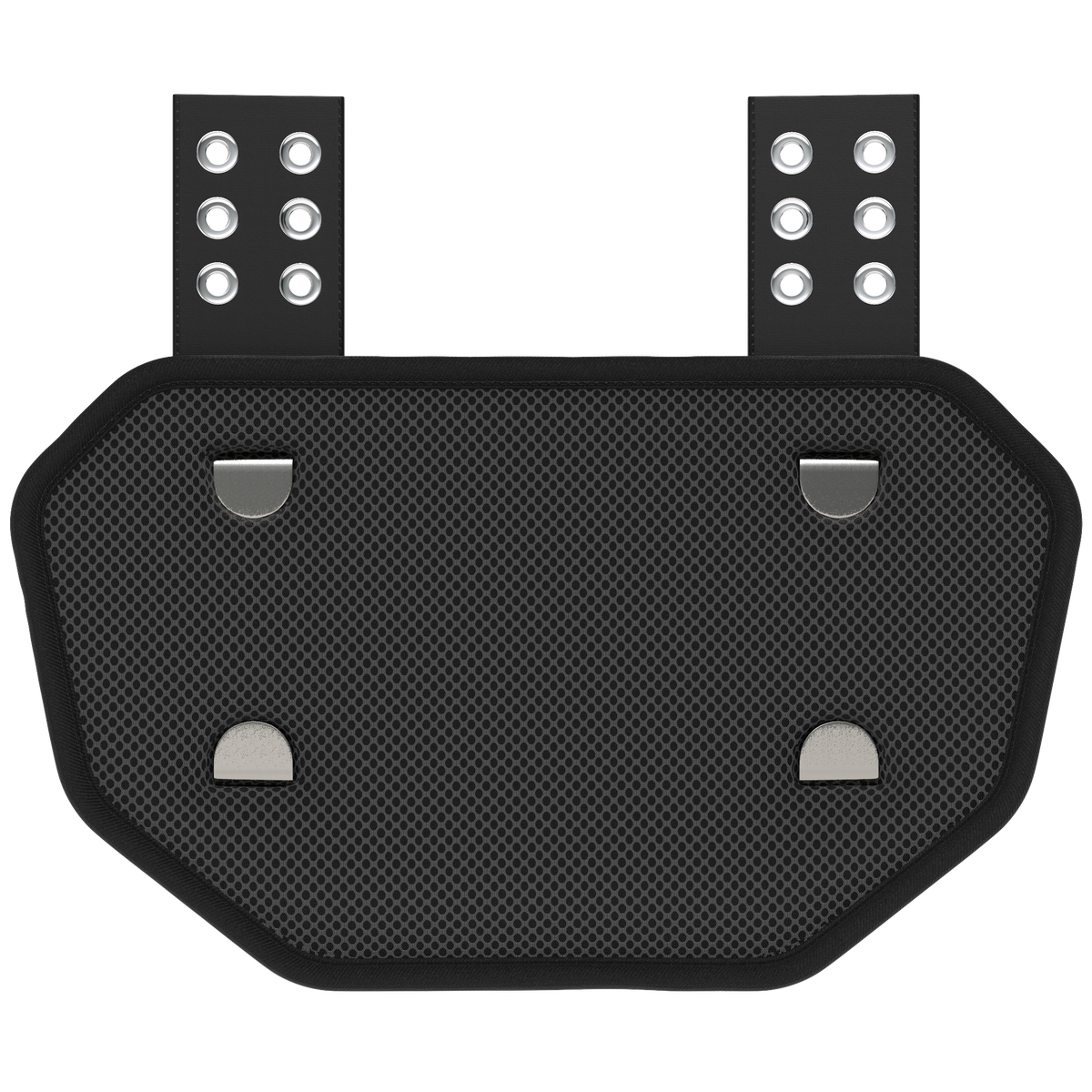 Phenom Elite Football Back Plate - Gold Rush Black