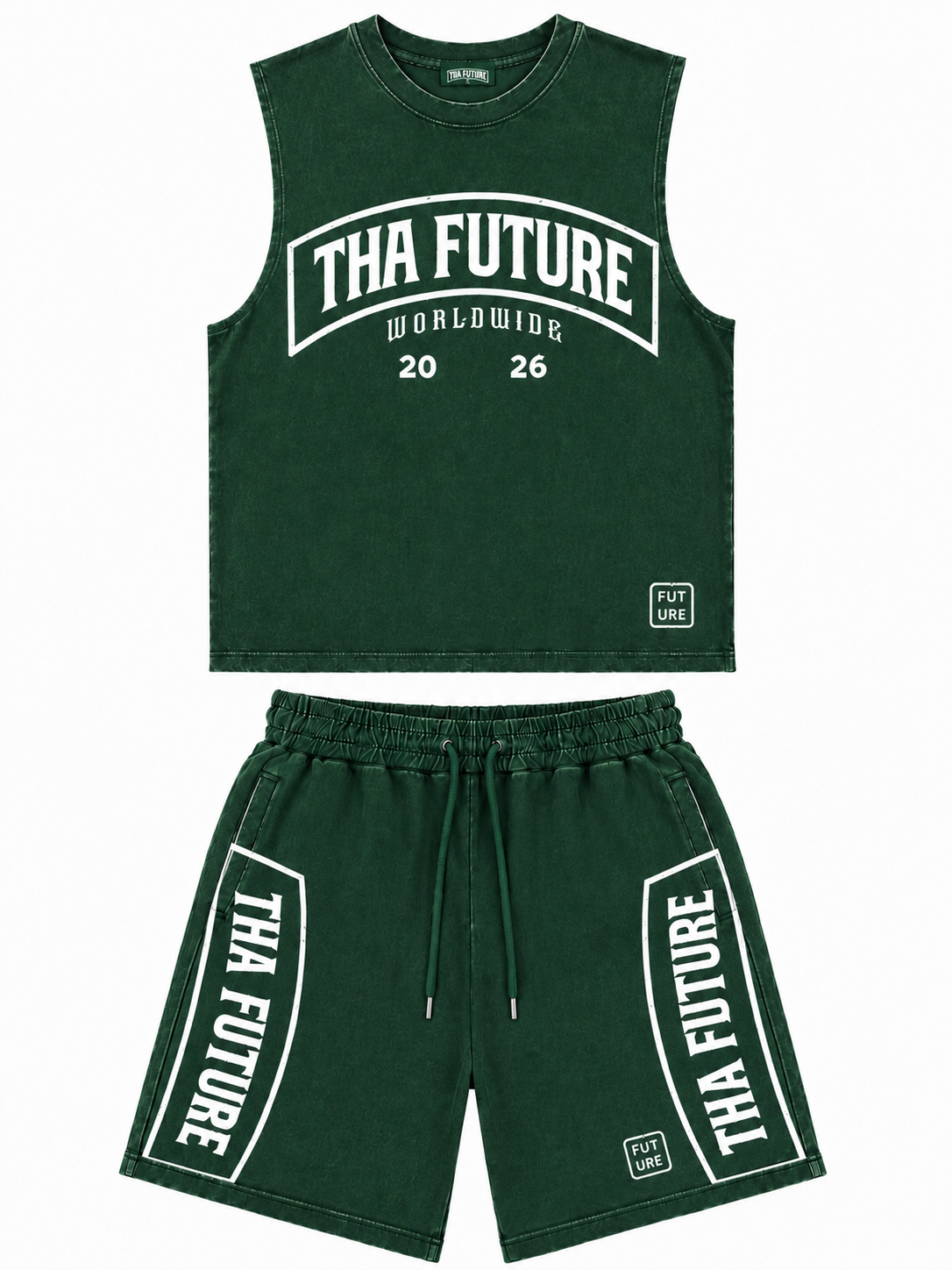 THA FUTURE Worldwide 2026 Sleeveless Short Set