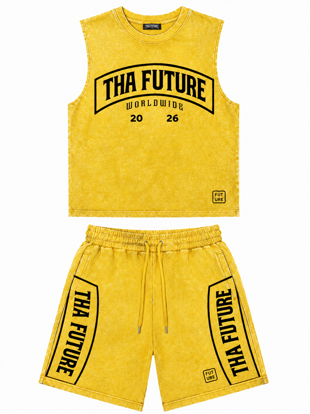 THA FUTURE Worldwide 2026 Sleeveless Short Set