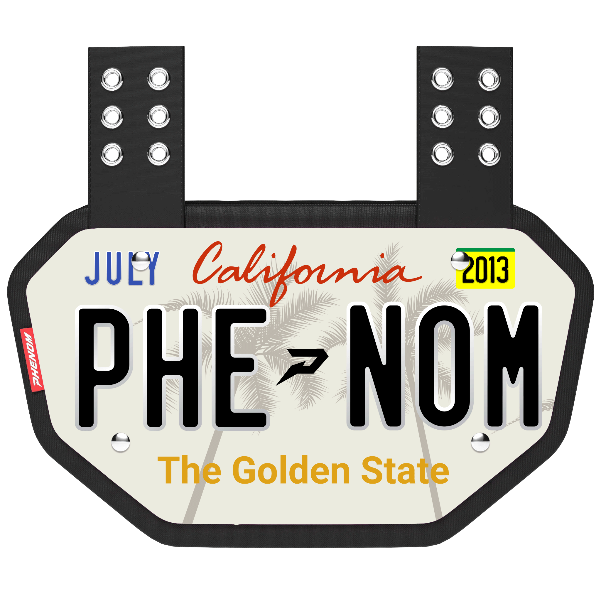 Phenom Elite Football Back Plate - California