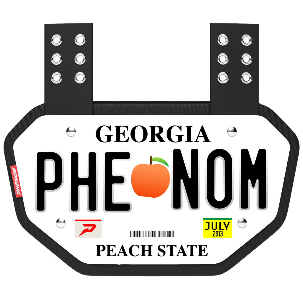 Phenom Elite Football Back Plate - Georgia