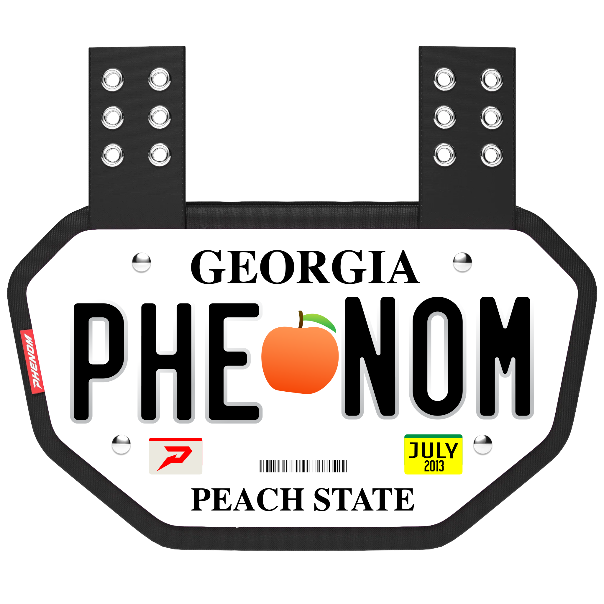 Phenom Elite Football Back Plate - Georgia