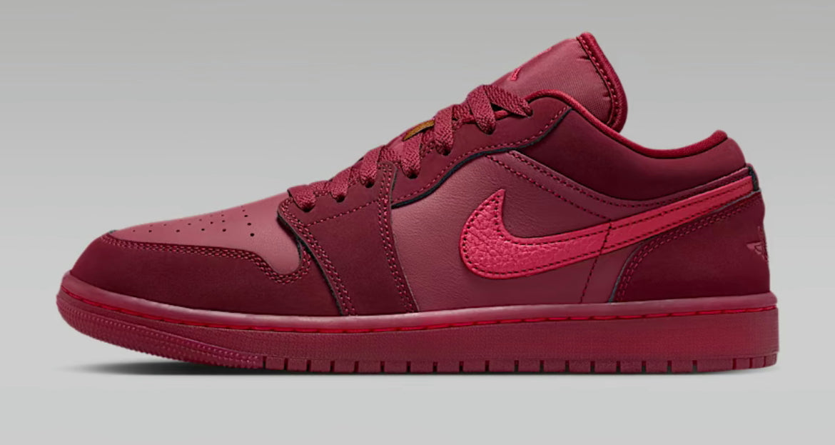 Jordan 1 Low SE "Team Red/Sierra Red" Women's Shoe