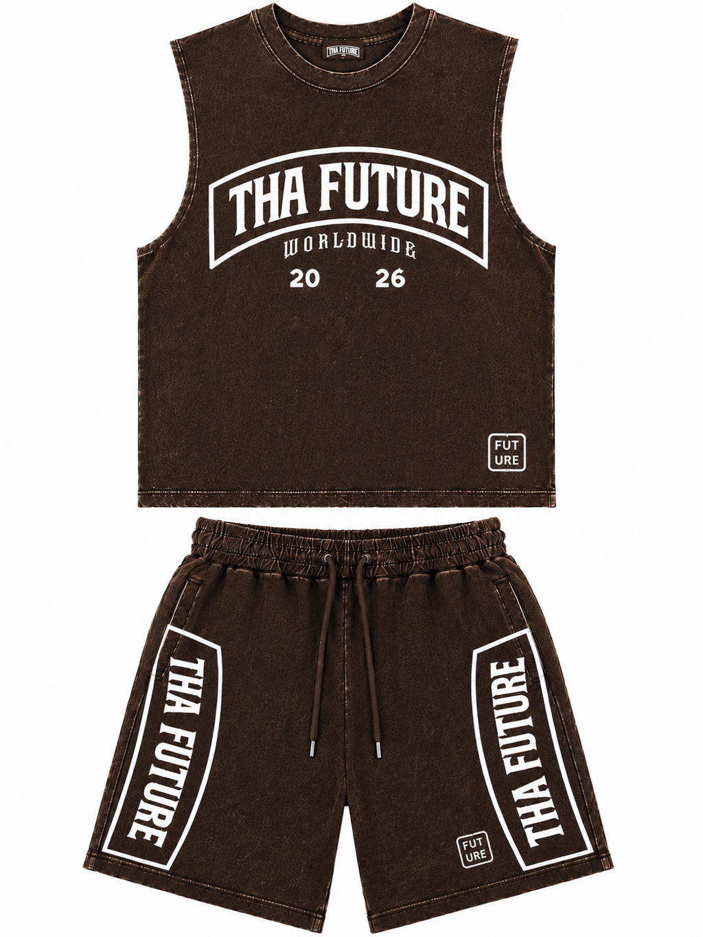 THA FUTURE Worldwide 2026 Sleeveless Short Set