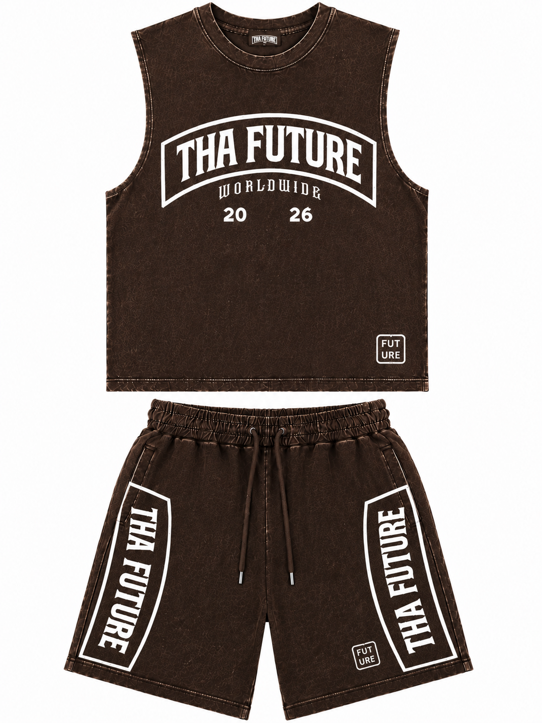 THA FUTURE Worldwide 2026 Sleeveless Short Set