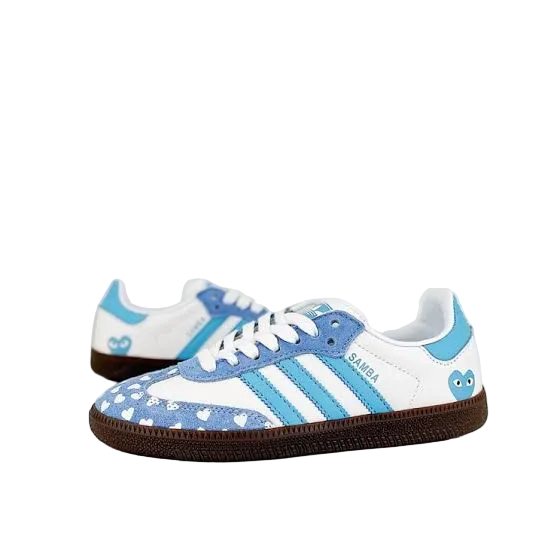 Samba *LightBlue* CDG Heart Edition Sneakers (Copy)
