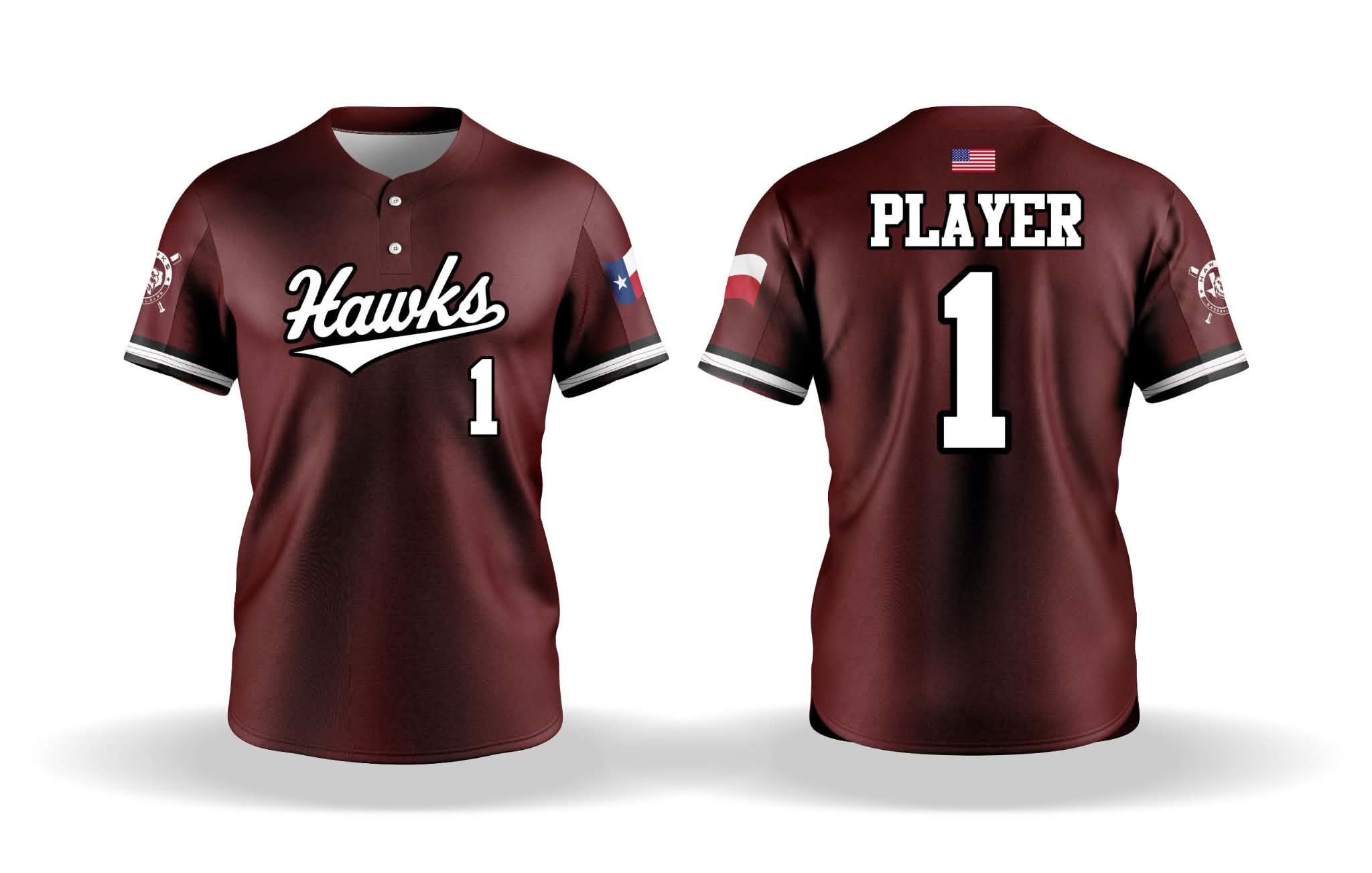 Hawks Baseball Jersey
