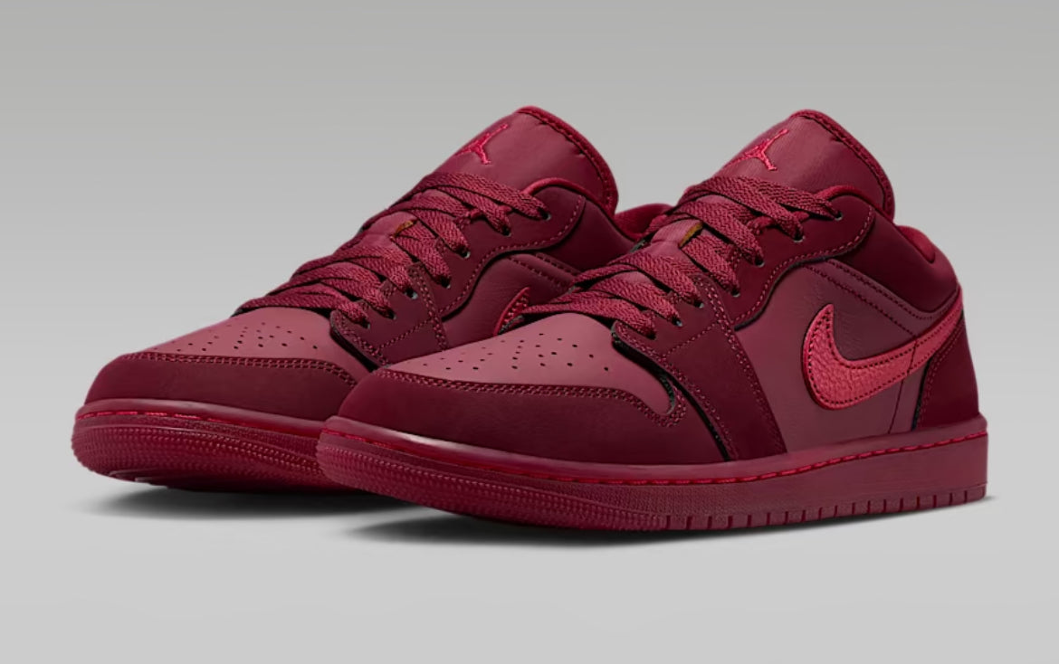 Jordan 1 Low SE "Team Red/Sierra Red" Women's Shoe