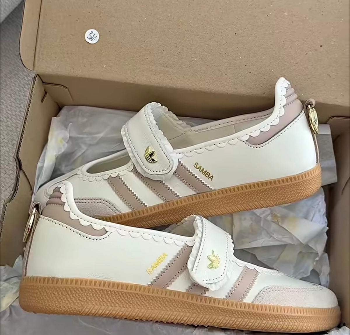 Adidas Samba Jane White Pink Gum