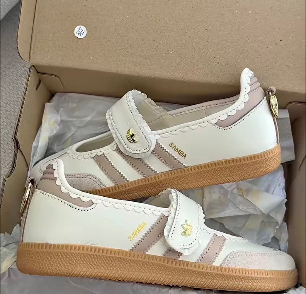 Adidas Samba Jane White Pink Gum