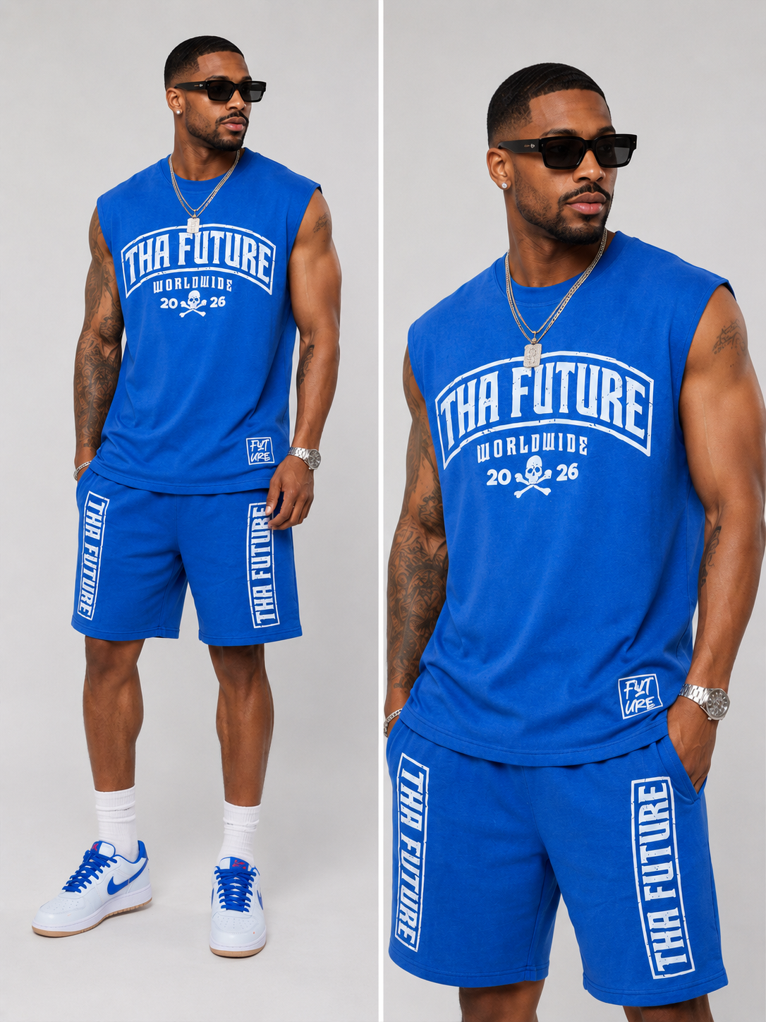 THA FUTURE Worldwide 2026 Sleeveless Short Set