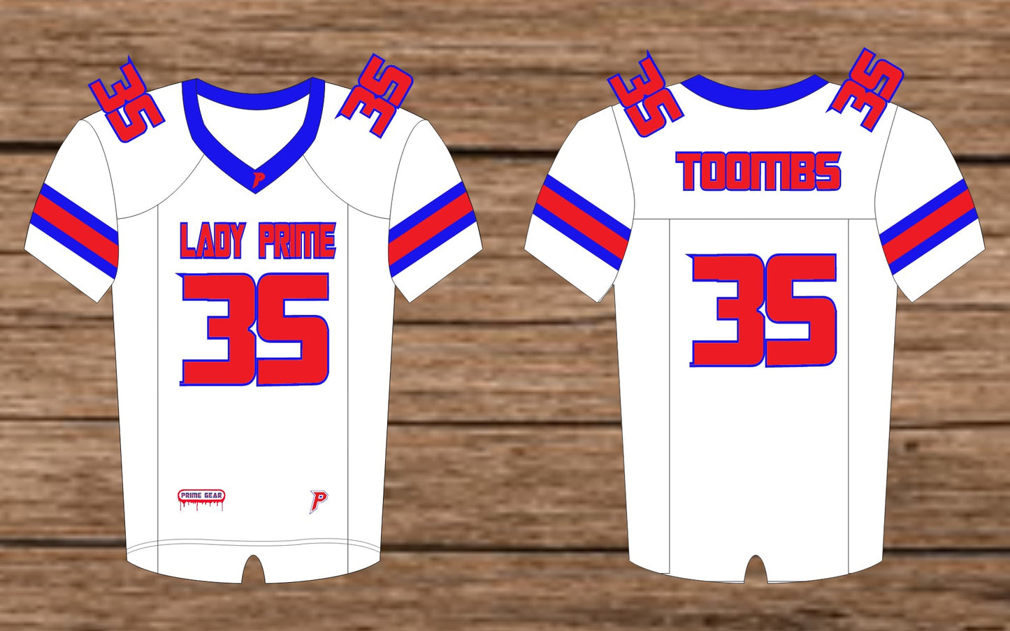 #35 TOOMBS FAN JERSEY)