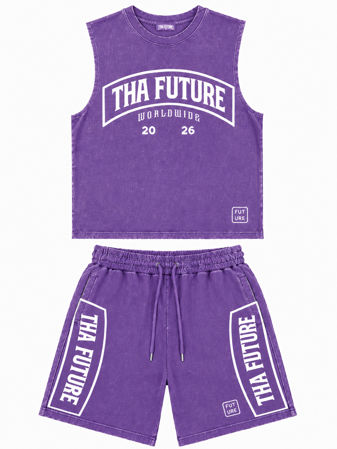 THA FUTURE Worldwide 2026 Sleeveless Short Set