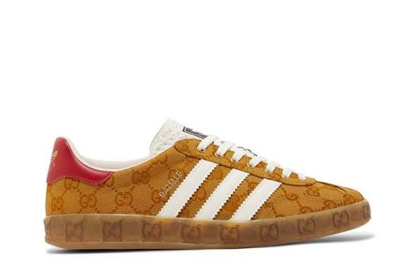 Adidas x Gucci Gazelle Sneaker Tan Monogram Women