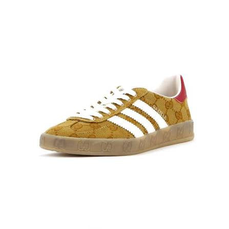 Adidas x Gucci Gazelle Sneaker Tan Monogram Women
