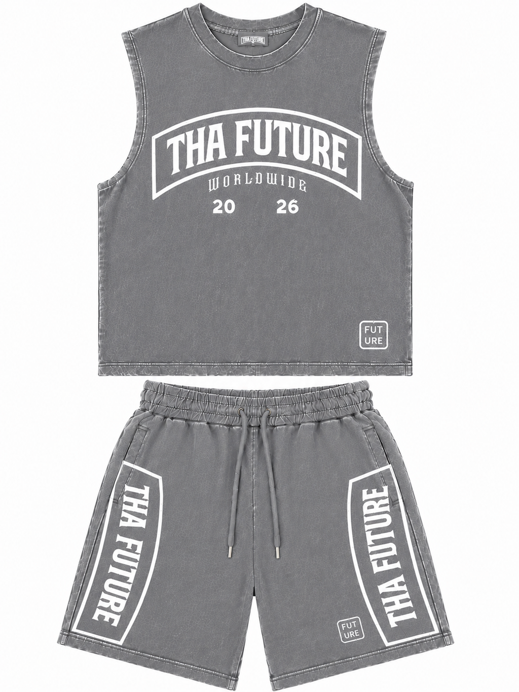 THA FUTURE Worldwide 2026 Sleeveless Short Set