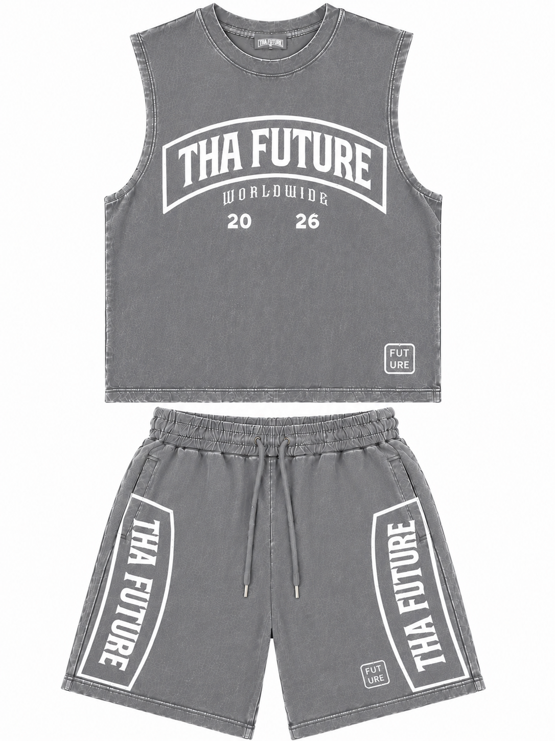 THA FUTURE Worldwide 2026 Sleeveless Short Set