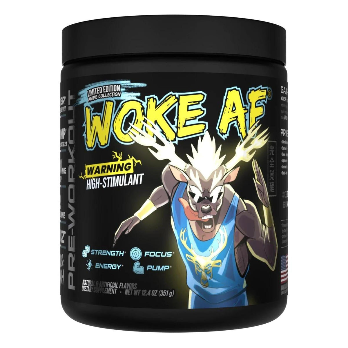 Bucked Up Woke AF High-Stimulant Pre-Workout