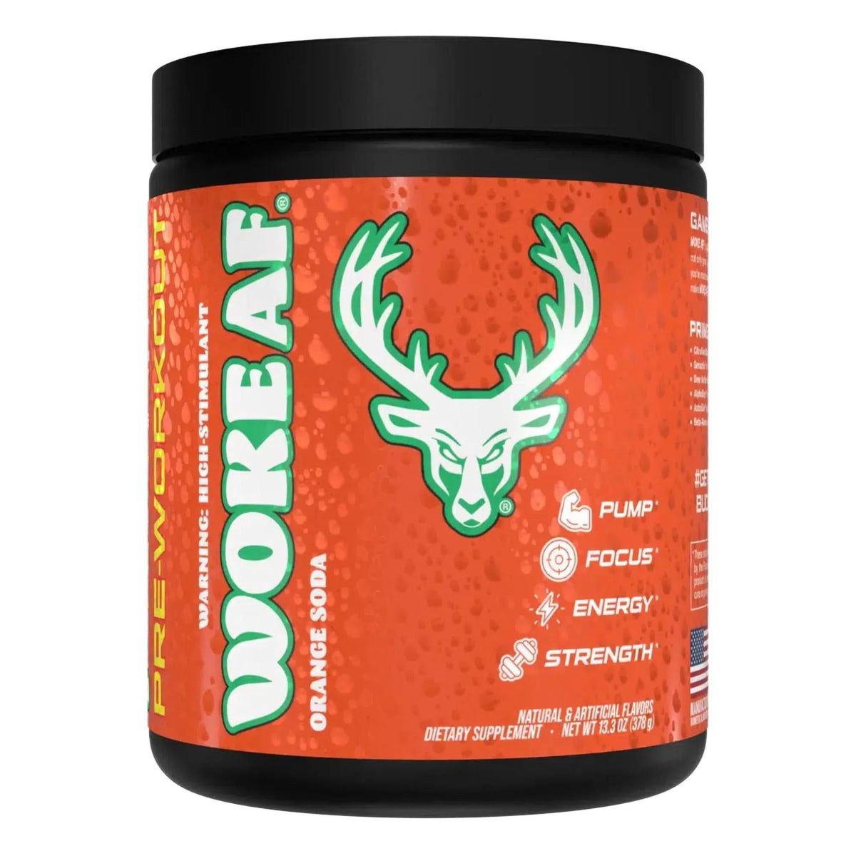 Bucked Up Woke AF High-Stimulant Pre-Workout