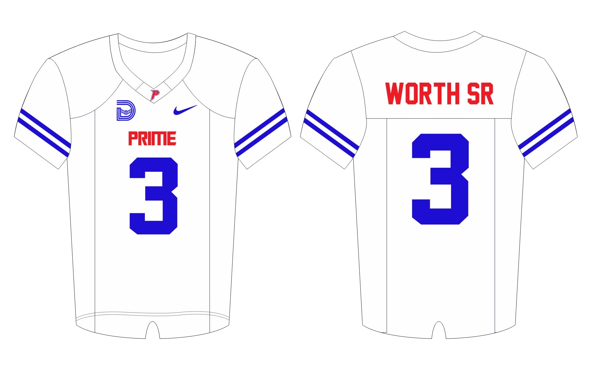 Cam Worth Sr Signature Jersey