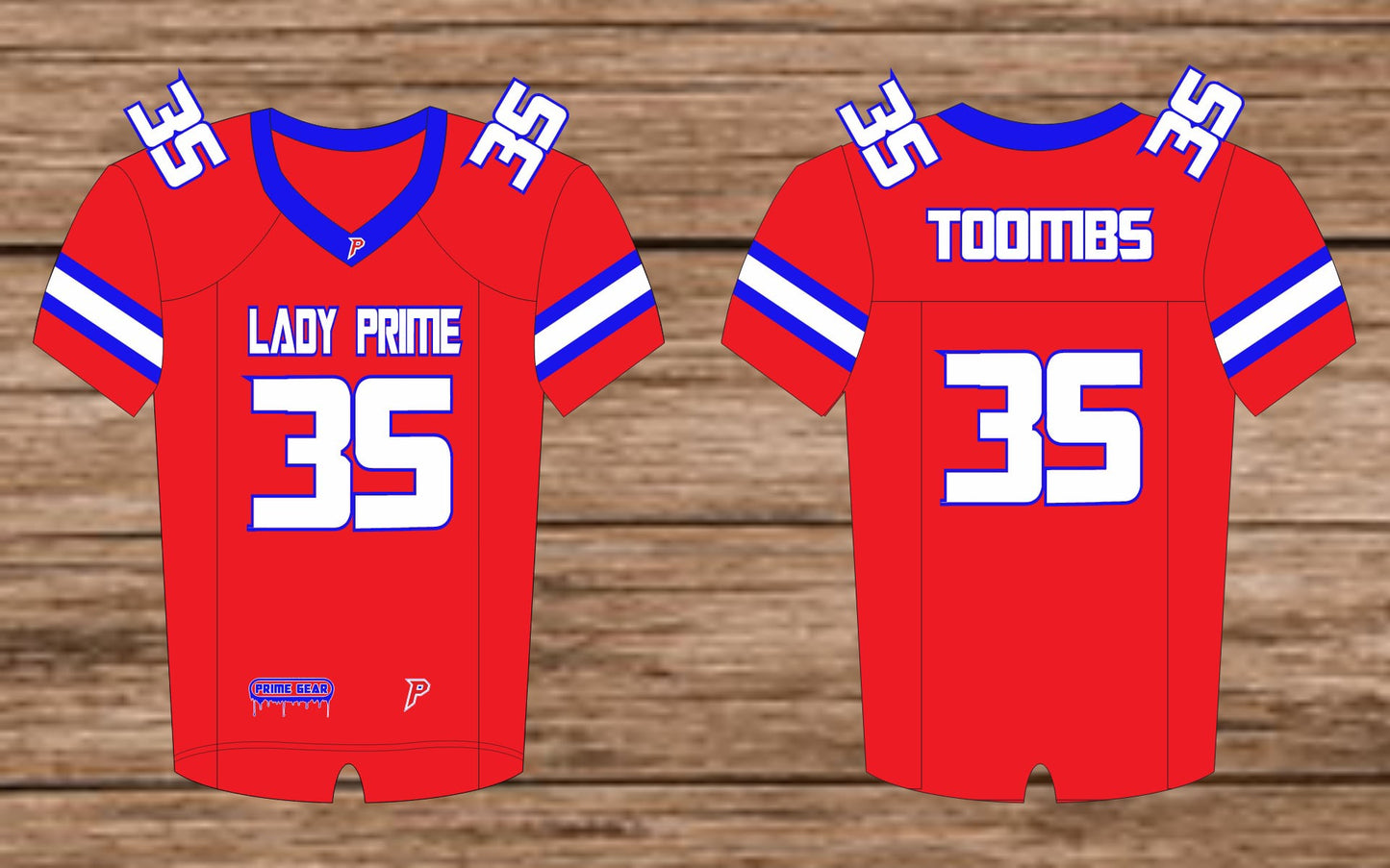 #35 TOOMBS FAN JERSEY)