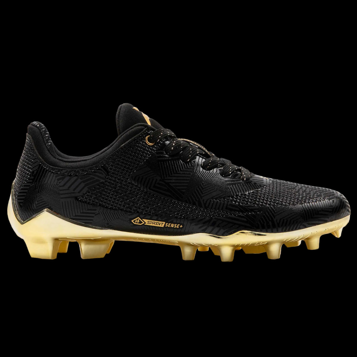 Phenom Elite Quantum Carbon Football Cleats – Gold Rush (Black & Gold)