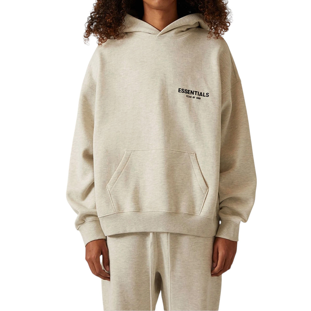 Fear of God Essentials Kids Essentials Hoodie 'Light Oatmeal'