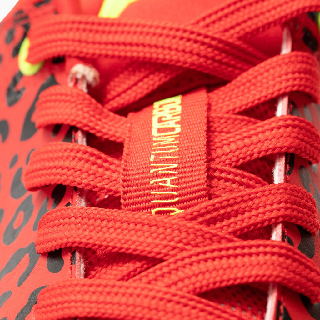 Phenom Elite Quantum Carbon Football Cleats – Red Leopard