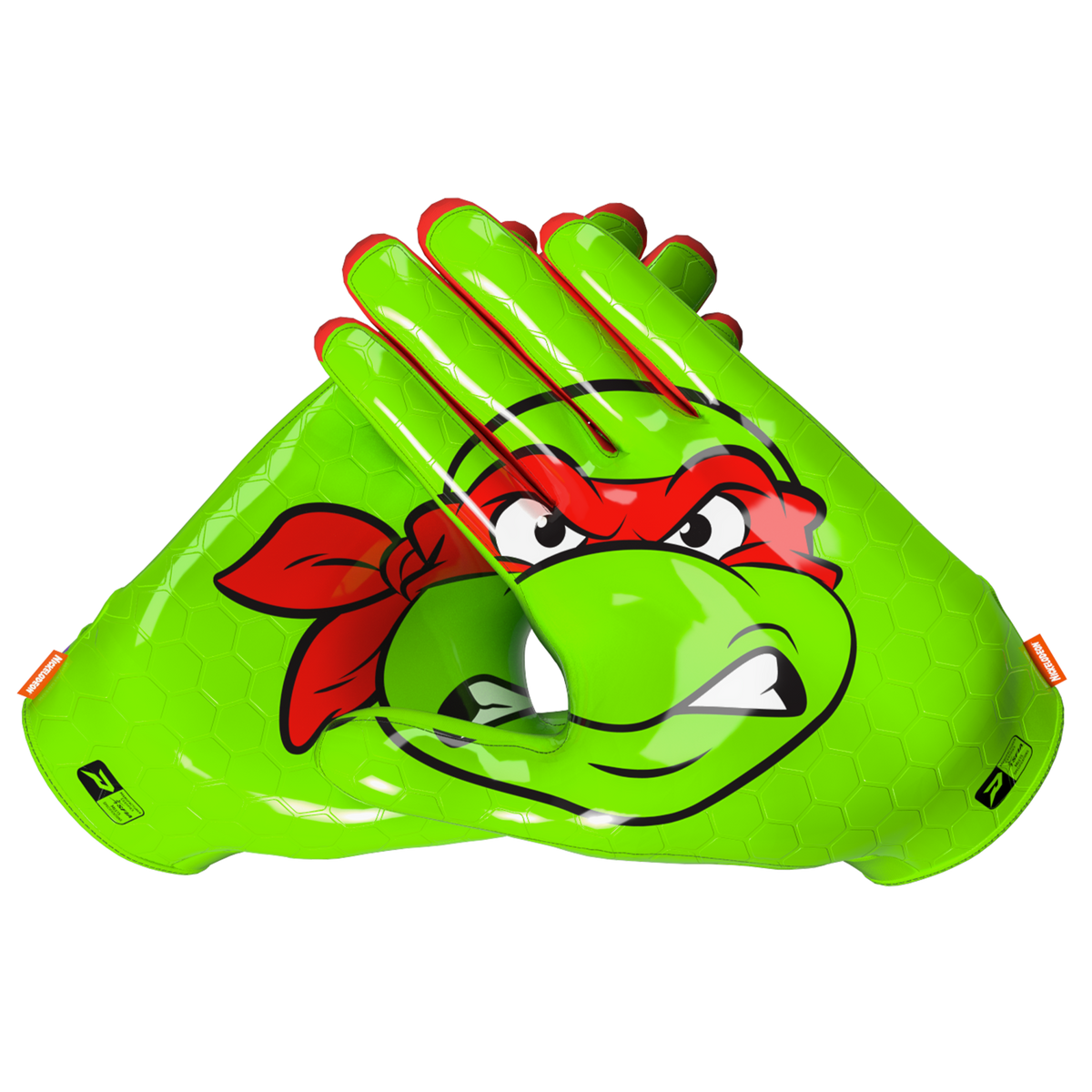 Ninja Turtles: Raphael Football Gloves – VPS5 by Phenom Elite