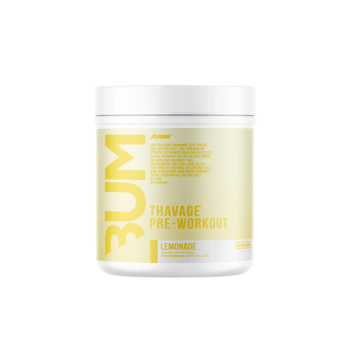 Raw Nutrition CBUM Series Thavage Pre-Workout