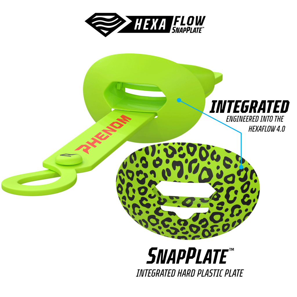 HexaFlow 4.0 SnapPlate™ Mouthguard - Slime Leopard
