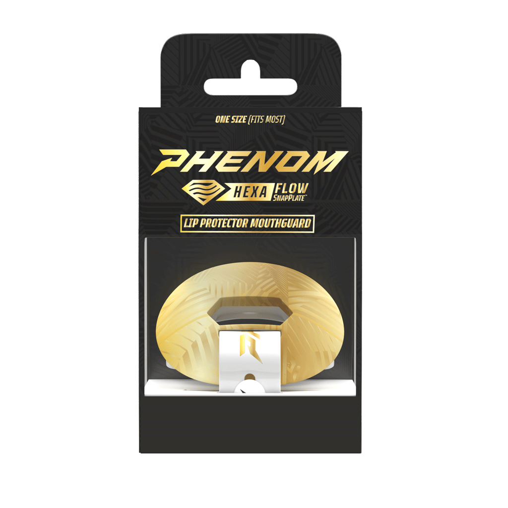 HexaFlow 4.0 SnapPlate™ Mouthguard - White Gold Rush