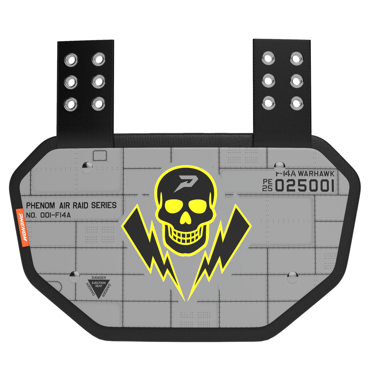 Phenom Elite Football Back Plate - Warhawk