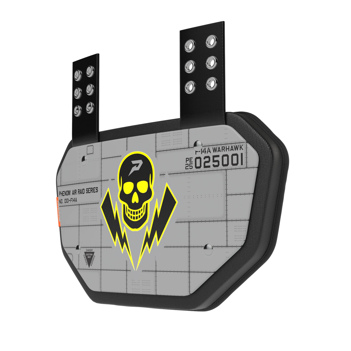 Phenom Elite Football Back Plate - Warhawk