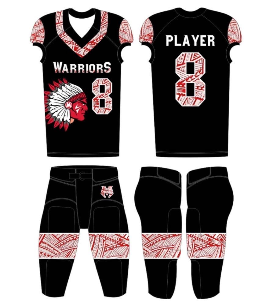 Warriors Football Unifroms