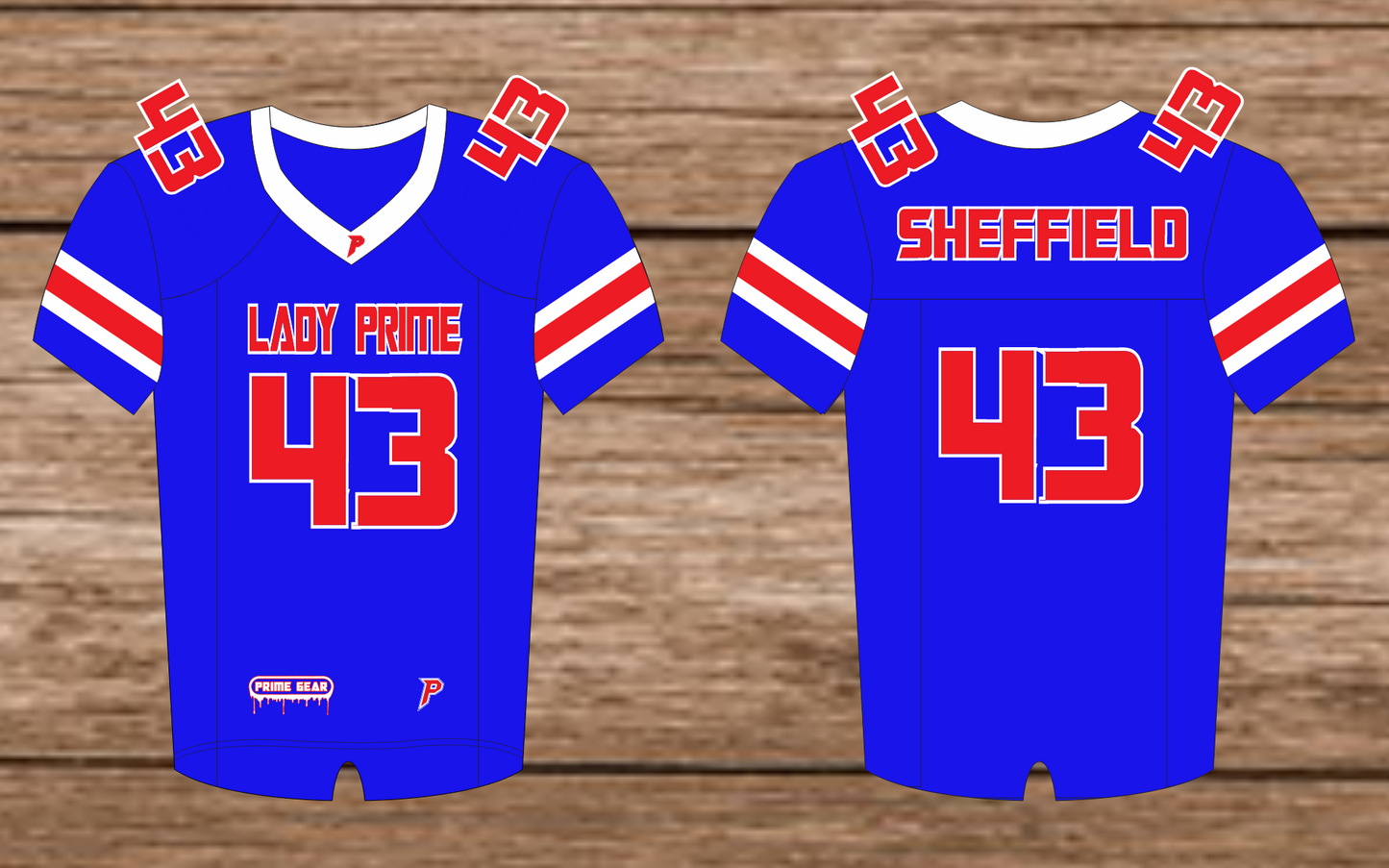 #43 SHEFFIELD (FAN JERSEY)