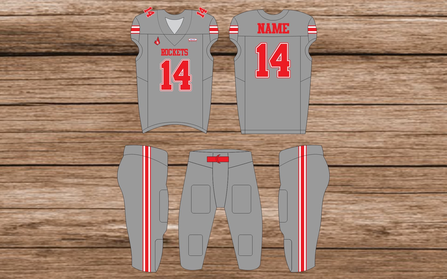 JUNIOR ROCKETS FOOTBALL SET