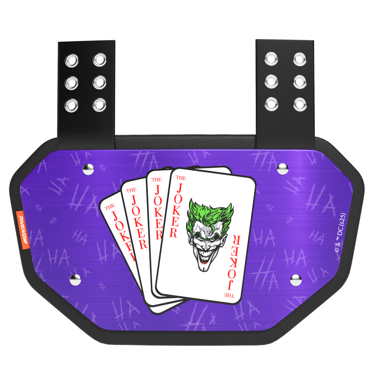 Phenom Elite Football Back Plate - Classic 'The Joker'